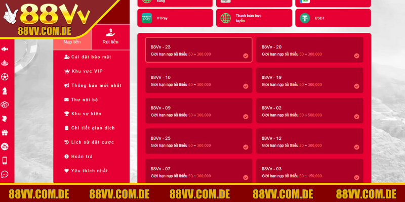 Khách hàng có thể chuyển khoản trực tiếp để nộp vốn