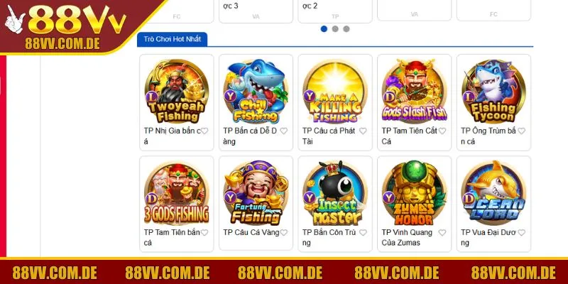 Top bắn cá đổi thưởng ưa thích hàng đầu hiện nay 